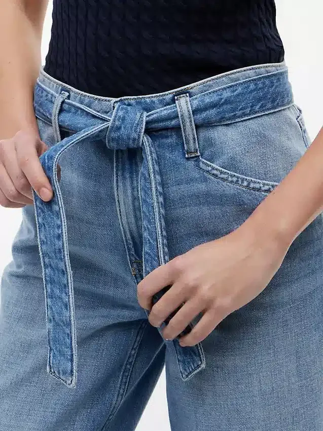 Belted High-Rise Wide Leg Jean Belted High-Rise Wide Leg Jean