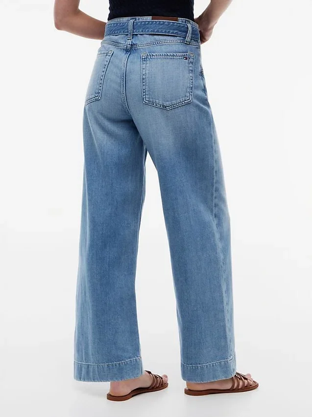 Belted High-Rise Wide Leg Jean Belted High-Rise Wide Leg Jean