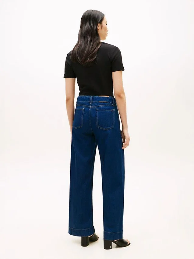 Belted High-Rise Wide Leg Jean Belted High-Rise Wide Leg Jean