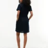 Belted Linen-Cotton Blend Shirtdress