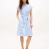 Belted Striped Poplin Shirtdress Belted Striped Poplin Shirtdress