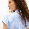 Belted Striped Poplin Shirtdress Belted Striped Poplin Shirtdress