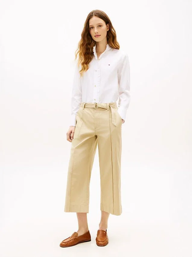 Belted Wide-Leg Chino Belted Wide-Leg Chino