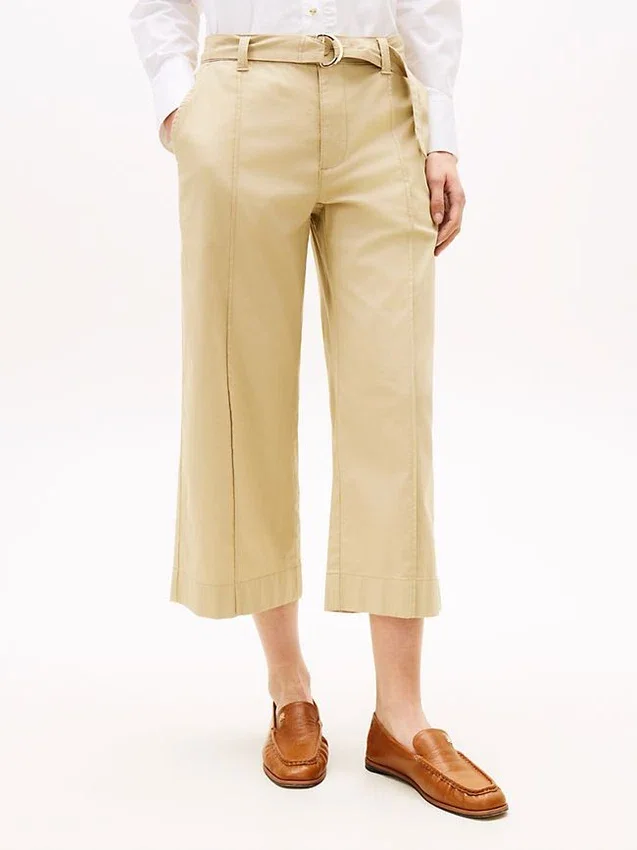 Belted Wide-Leg Chino Belted Wide-Leg Chino