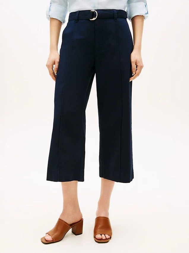 Belted Wide-Leg Chino Belted Wide-Leg Chino