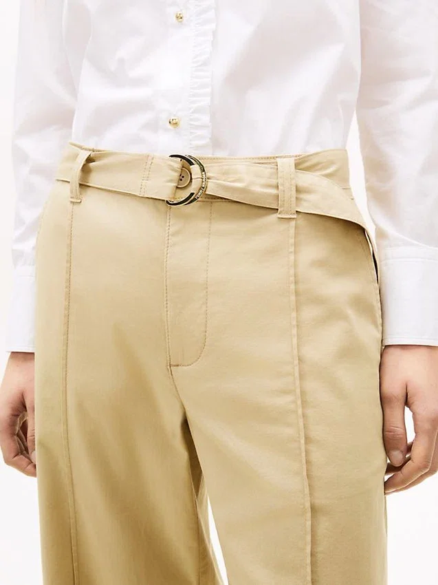Belted Wide-Leg Chino Belted Wide-Leg Chino