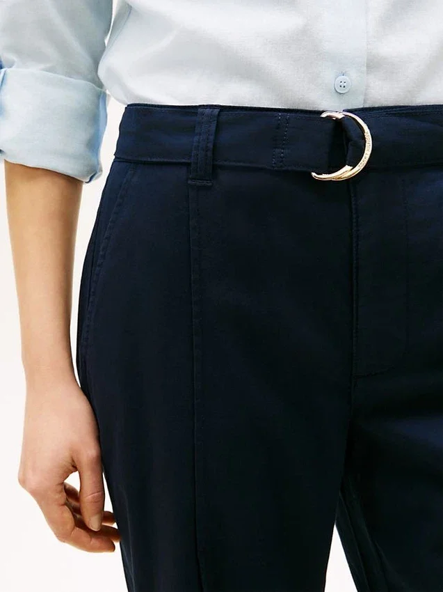 Belted Wide-Leg Chino Belted Wide-Leg Chino