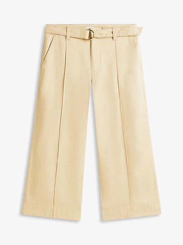 Belted Wide-Leg Chino Belted Wide-Leg Chino