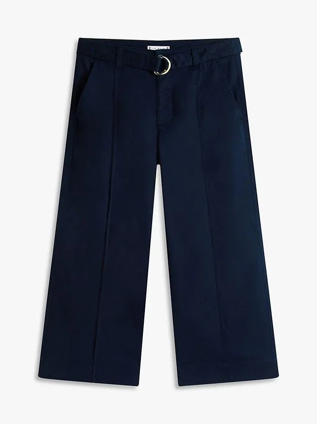 Belted Wide-Leg Chino Belted Wide-Leg Chino