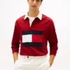 Big Flag Logo Rugby Sweatshirt