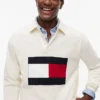 Big Flag Logo Rugby Sweatshirt