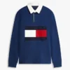 Big Flag Logo Rugby Sweatshirt