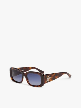 Bold Rectangular Frame Sunglasses
