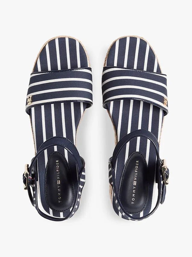 Breton Stripe Platform Wedge Espadrille Breton Stripe Platform Wedge Espadrille