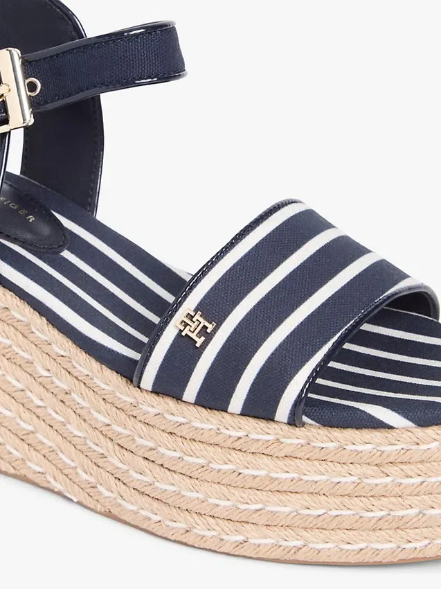 Breton Stripe Platform Wedge Espadrille Breton Stripe Platform Wedge Espadrille