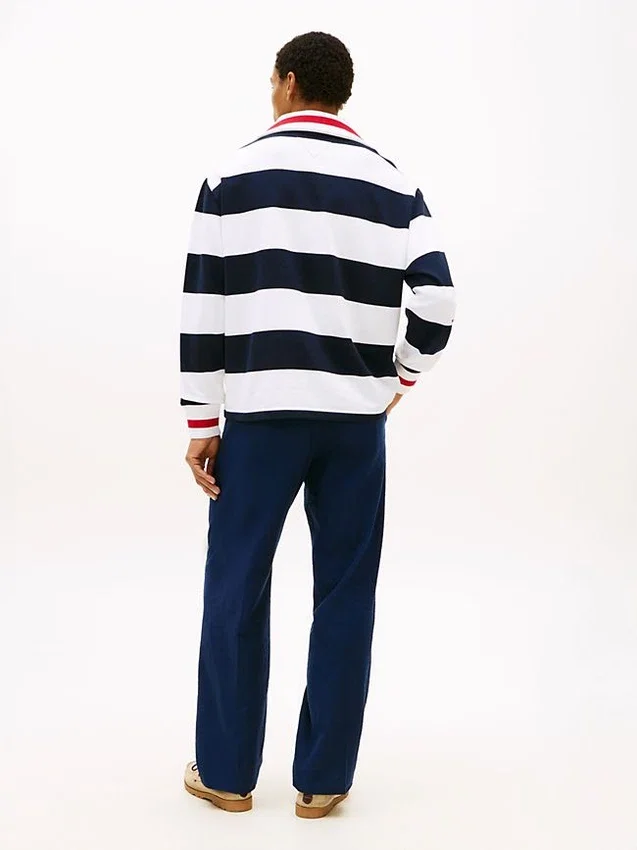 Breton Stripe Quarter-Zip Sweatshirt Breton Stripe Quarter-Zip Sweatshirt