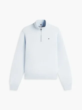 Brushed-Back Quarter-Zip Sweatshirt