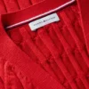 Cable Knit Cardigan Vest