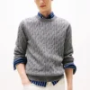 Cable Knit Crewneck Sweater