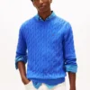 Cable Knit Crewneck Sweater