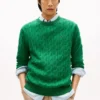 Cable Knit Crewneck Sweater