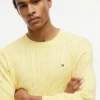 Cable Knit Crewneck Sweater