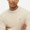 Cable Knit Crewneck Sweater