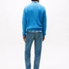 Cable Knit Crewneck Sweater