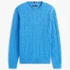 Cable Knit Crewneck Sweater