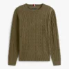 Cable Knit Crewneck Sweater Cable Knit Crewneck Sweater