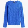 Cable Knit Crewneck Sweater