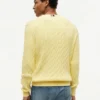 Cable Knit Crewneck Sweater