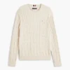 Cable Knit Crewneck Sweater