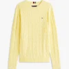 Cable Knit Crewneck Sweater