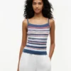 Cable Knit Striped Tank Top Cable Knit Striped Tank Top