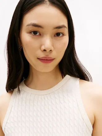 Cable Knit Sweater Tank