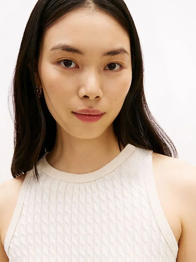 Cable Knit Sweater Tank Cable Knit Sweater Tank