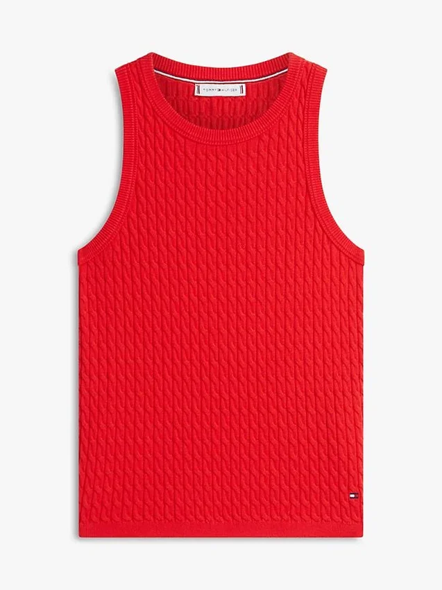 Cable Knit Sweater Tank Cable Knit Sweater Tank