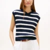 Cable Knit V-Neck Sweater Vest
