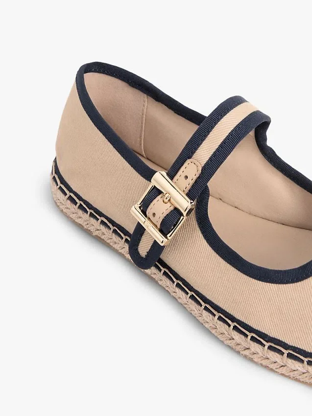 Canvas Mary Jane Espadrille Canvas Mary Jane Espadrille