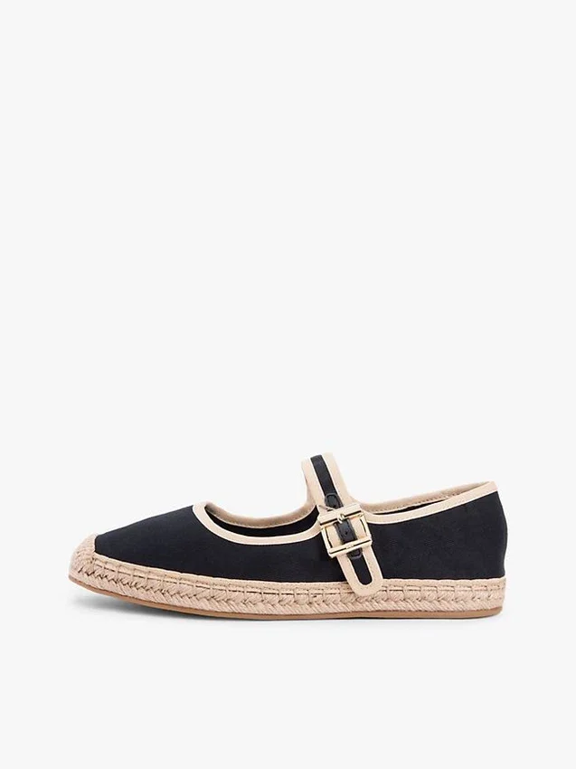 Canvas Mary Jane Espadrille Canvas Mary Jane Espadrille