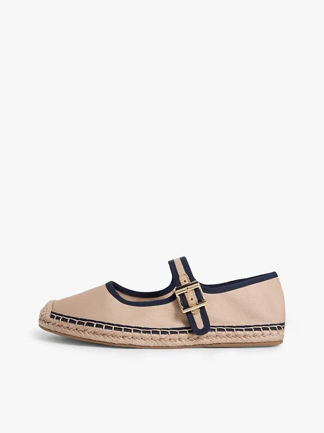 Canvas Mary Jane Espadrille Canvas Mary Jane Espadrille