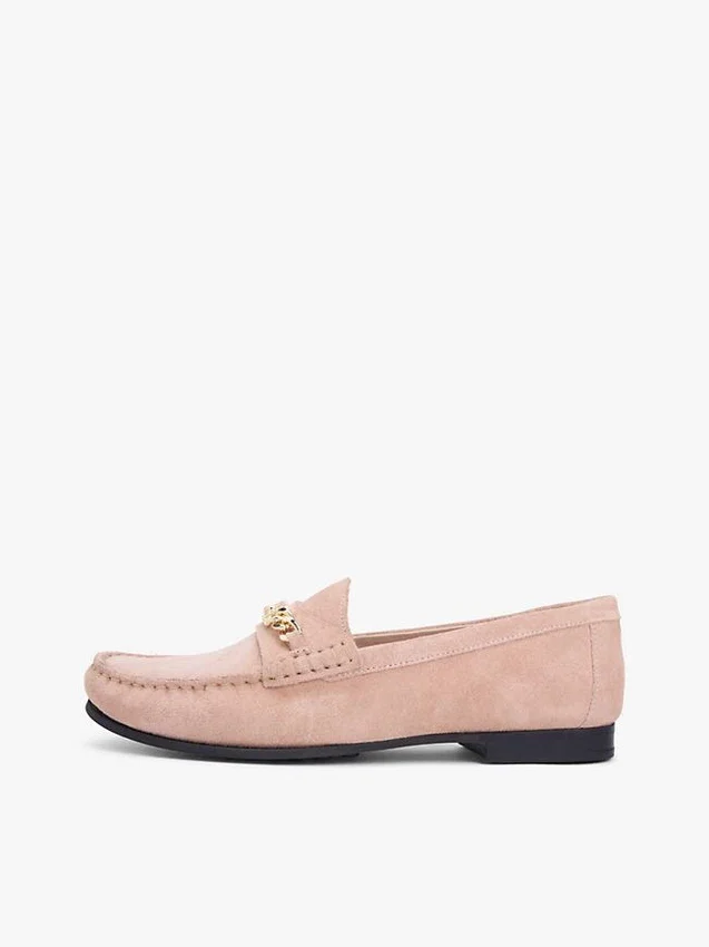 Chain-Link Suede Loafer Chain-Link Suede Loafer