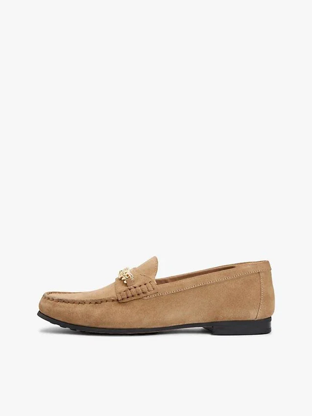 Chain-Link Suede Loafer Chain-Link Suede Loafer