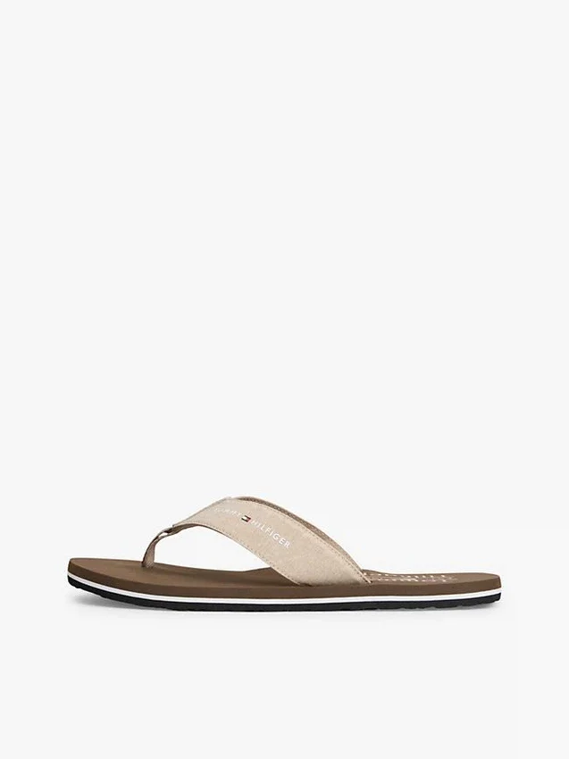 Chambray Linen Flip-Flop Chambray Linen Flip-Flop
