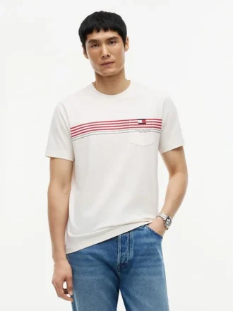 Chest Stripe Pocket T-Shirt