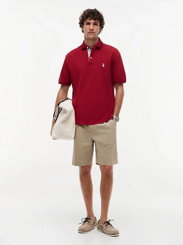 Classic Fit Archive Crest Logo Polo Classic Fit Archive Crest Logo Polo
