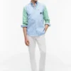Classic Fit Mix Stripe Paper-Touch Shirt Classic Fit Mix Stripe Paper-Touch Shirt
