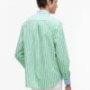Classic Fit Mix Stripe Paper-Touch Shirt Classic Fit Mix Stripe Paper-Touch Shirt