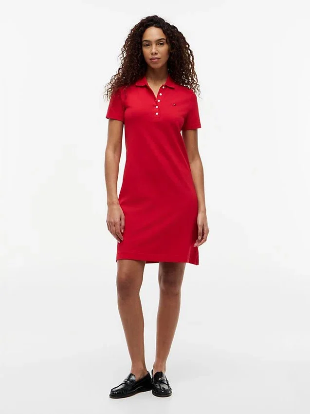 Classic Fit Stretch Cotton Polo Dress Classic Fit Stretch Cotton Polo Dress